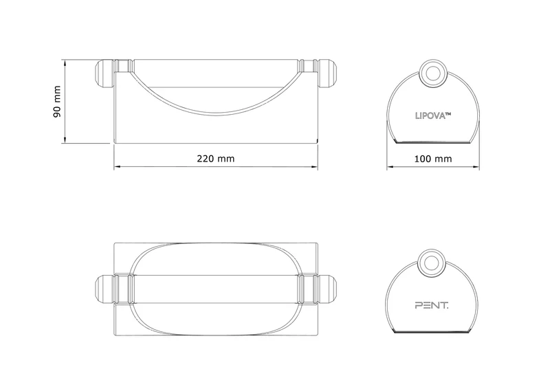 LIPOVA™ Luxury Push Up Bars