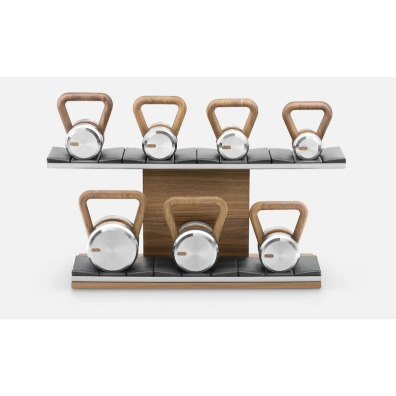 PENT. LOVA Kettlebell Set mit horizontalem Ständer