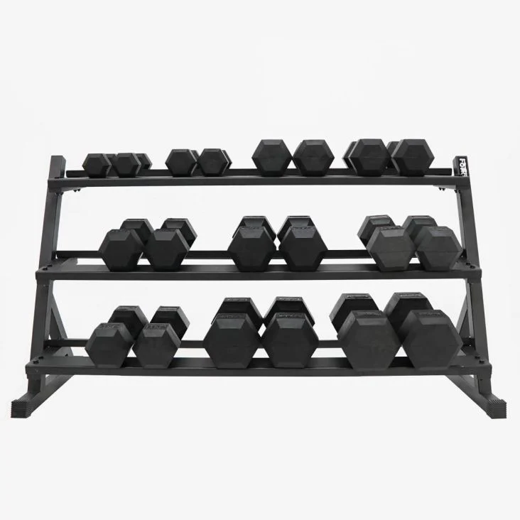 ForceUSA Rack mit 3 Ebenen für hexagonale Kurzhanteln