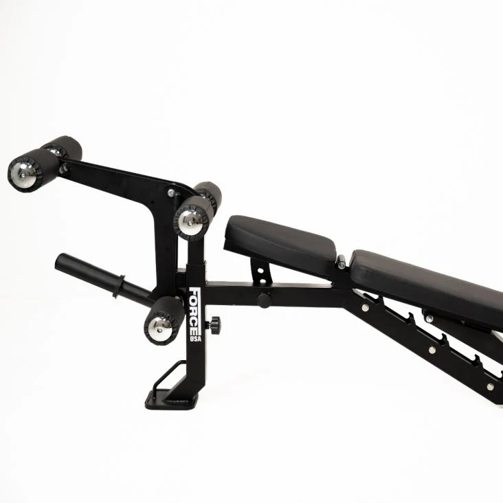 ForceUSA MyBench Verstellbare Hantelbank mit Bizeps- und Beintrainer V2