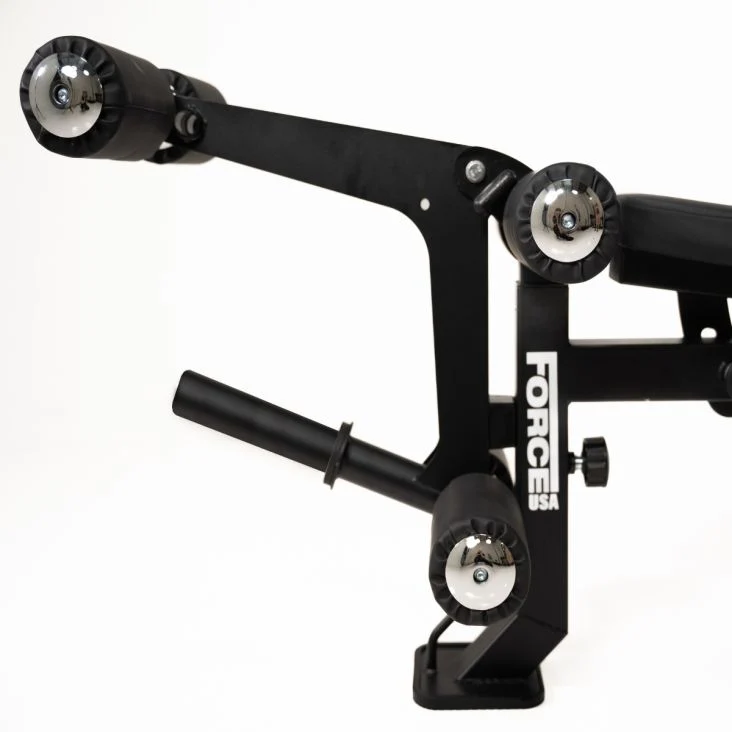 ForceUSA MyBench Verstellbare Hantelbank mit Bizeps- und Beintrainer V2