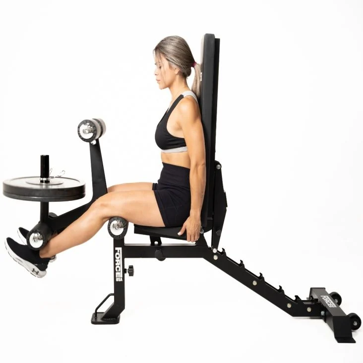 ForceUSA MyBench Verstellbare Hantelbank mit Bizeps- und Beintrainer V2
