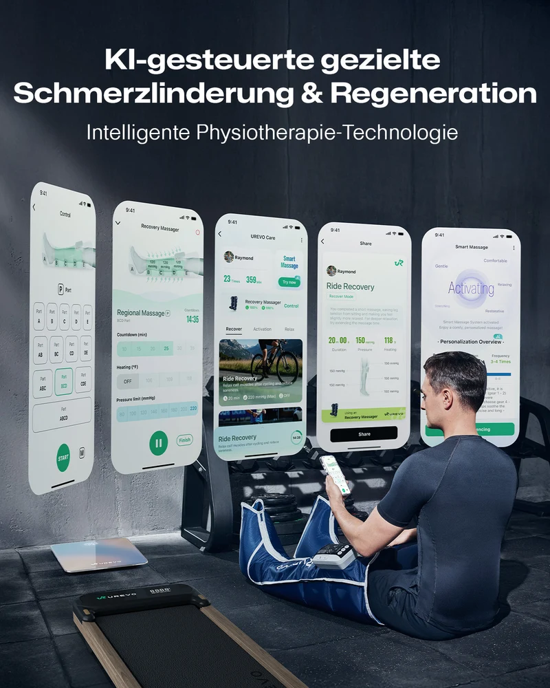 UREVO AI-Powered Wireless Recovery Massager