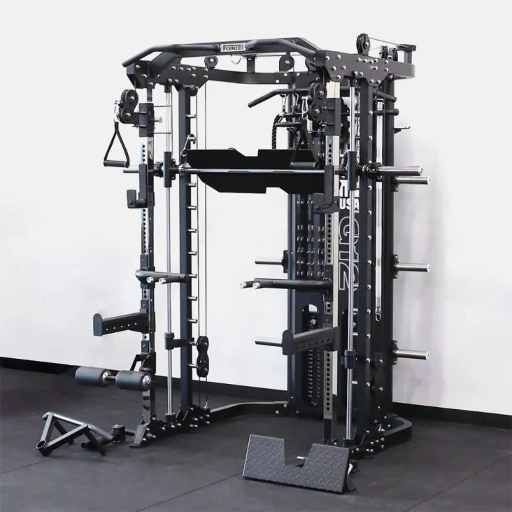 ForceUSA G12™ V2 All-In-One Trainer Doppelseilzug, Multipresse, Multifunktionstrainer, Rack und Beinpresse