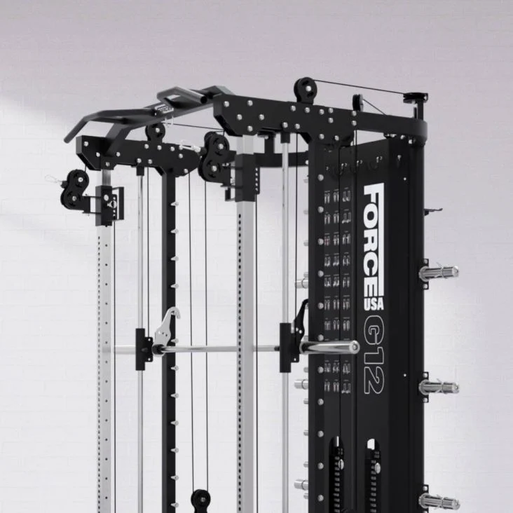 ForceUSA G12™ V2 All-In-One Trainer Doppelseilzug, Multipresse, Multifunktionstrainer, Rack und Beinpresse
