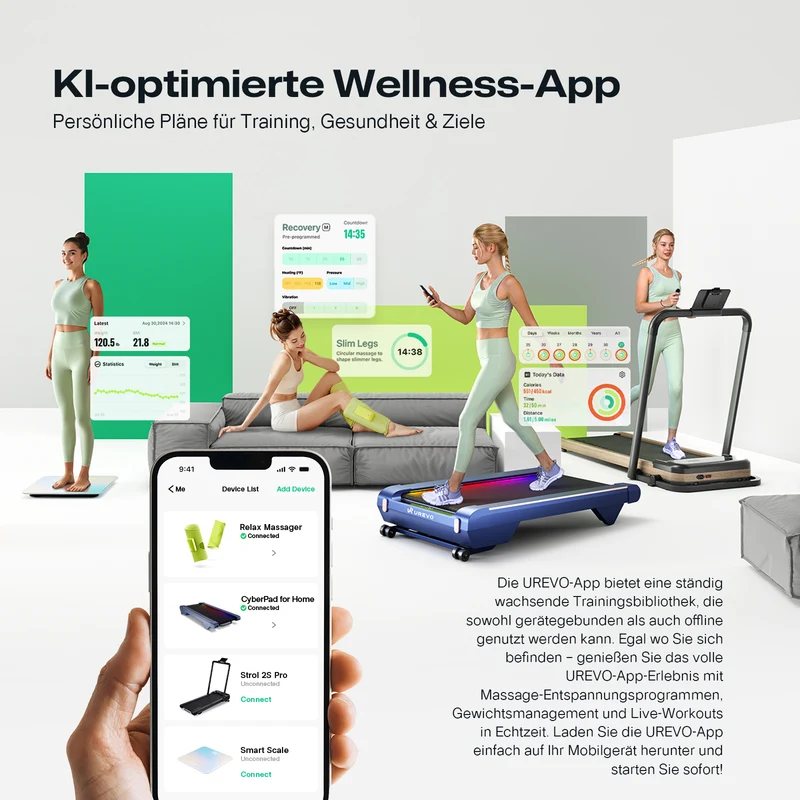 UREVO AI-Powered Wireless Relax Massager