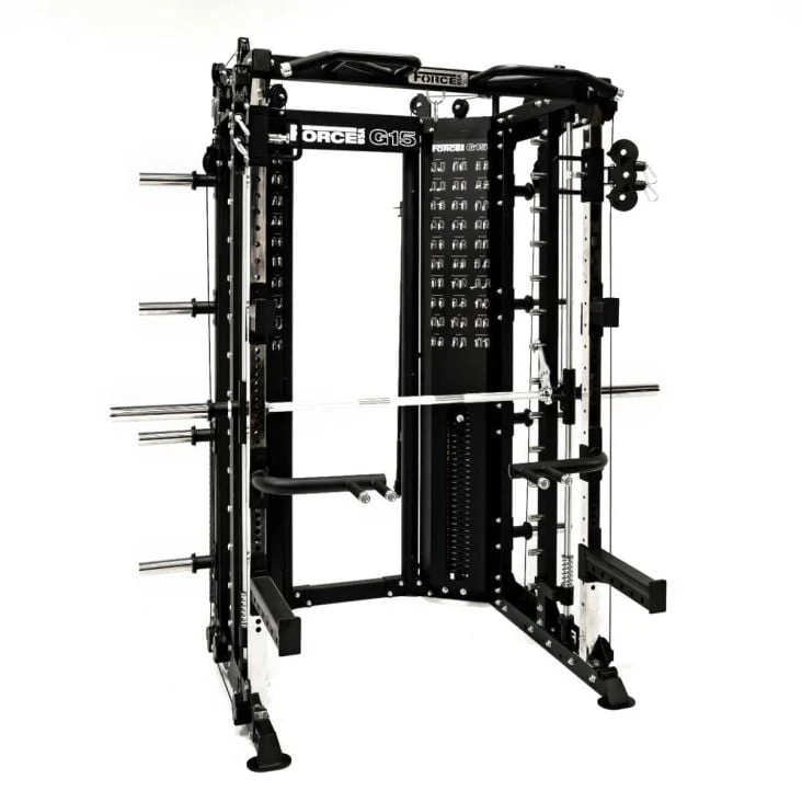 ForceUSA G15™ All-In-One Trainer Multipresse, Rack und Doppelseilzug