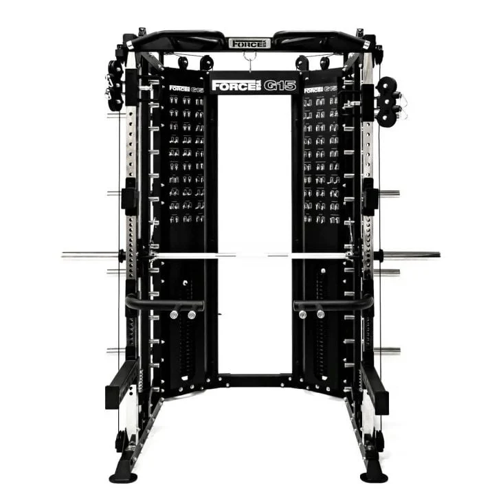 ForceUSA G15™ All-In-One Trainer Multipresse, Rack und Doppelseilzug