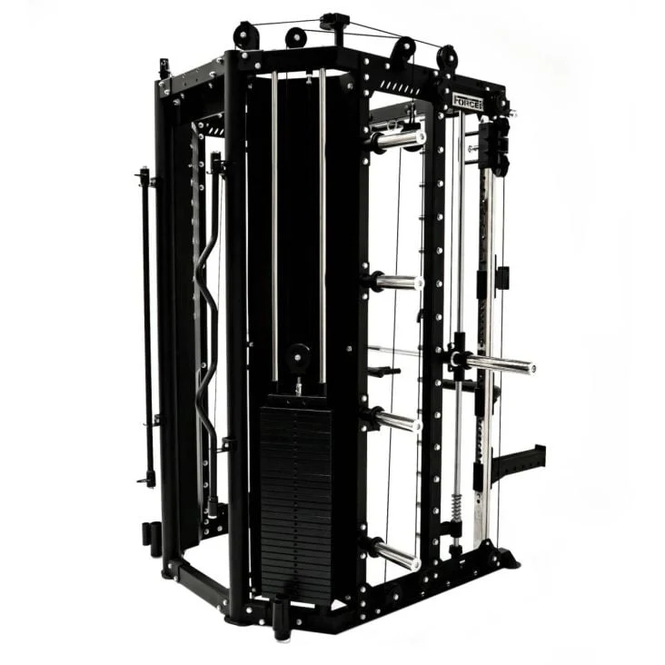 ForceUSA G15™ All-In-One Trainer Multipresse, Rack und Doppelseilzug
