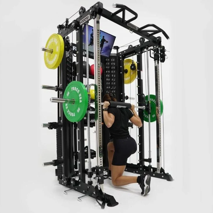 ForceUSA G15™ All-In-One Trainer Multipresse, Rack und Doppelseilzug