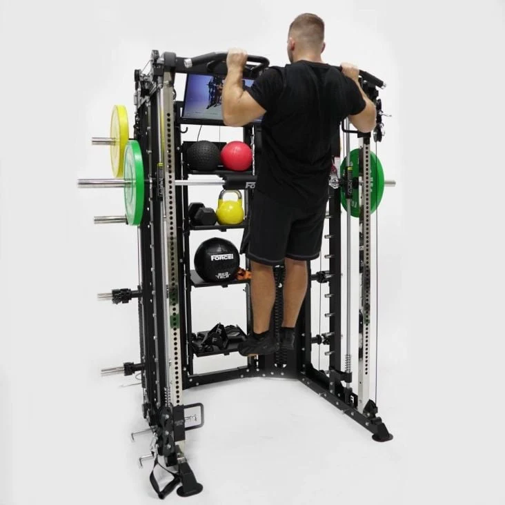 ForceUSA G15™ All-In-One Trainer Multipresse, Rack und Doppelseilzug