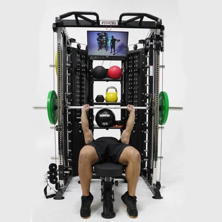 ForceUSA G15™ All-In-One Trainer Multipresse, Rack und Doppelseilzug