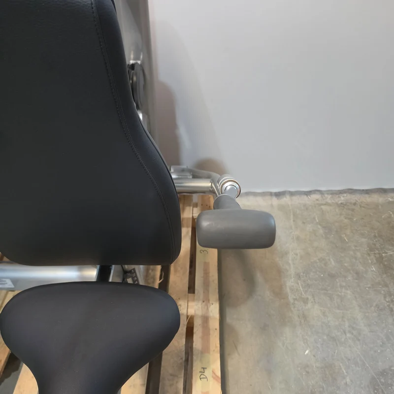 Life Fitness Trizepsmaschine Dip, Armstrecker Triceps, 135kg Gewichtsblock, Signature Series, Rahmenfarbe Silber, gebraucht - überholter Zustand