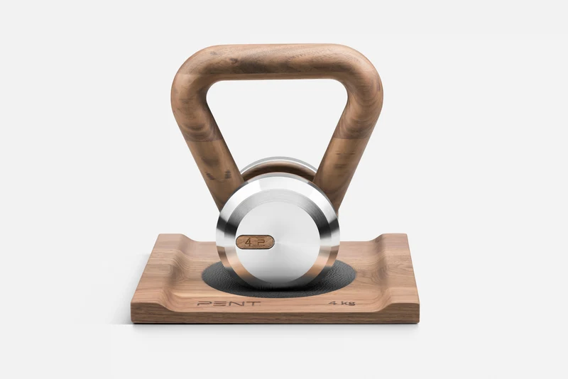LOVA™ Kettlebell With Wooden Stand