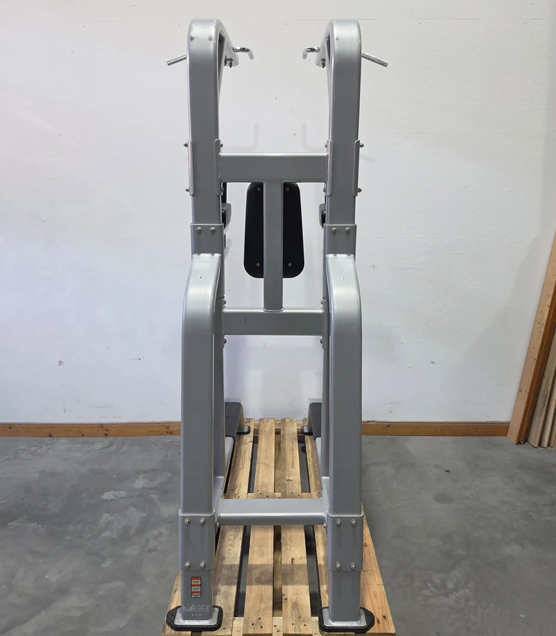 Nautilus 3 in 1 Gerät, Dips, Beinheben und Klimmzug Ständer = Pull Up - Dip - Leg Raise, Inspiration Strength Series NP-B7511, Rahmenfarbe Silber, gebraucht mit Gebrauchsspuren