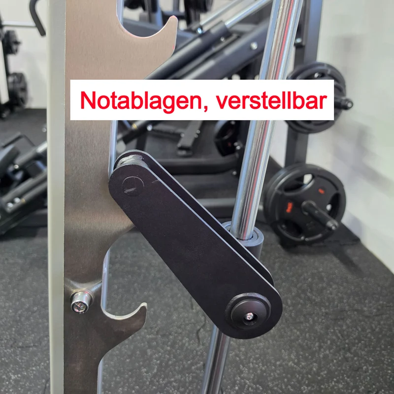DankSport Multipresse geführt, Smith Machine, Rahmenfarbe Silber und Schwarz, NEU