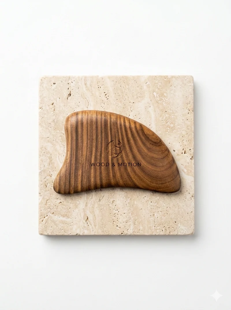 Wood & Motion The Contour Gua Sha aus Holz