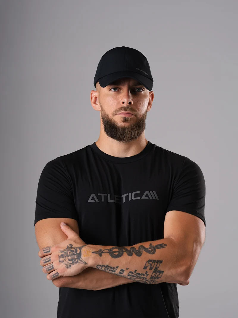 Merch Flex Train T-Shirt | Schwarz
