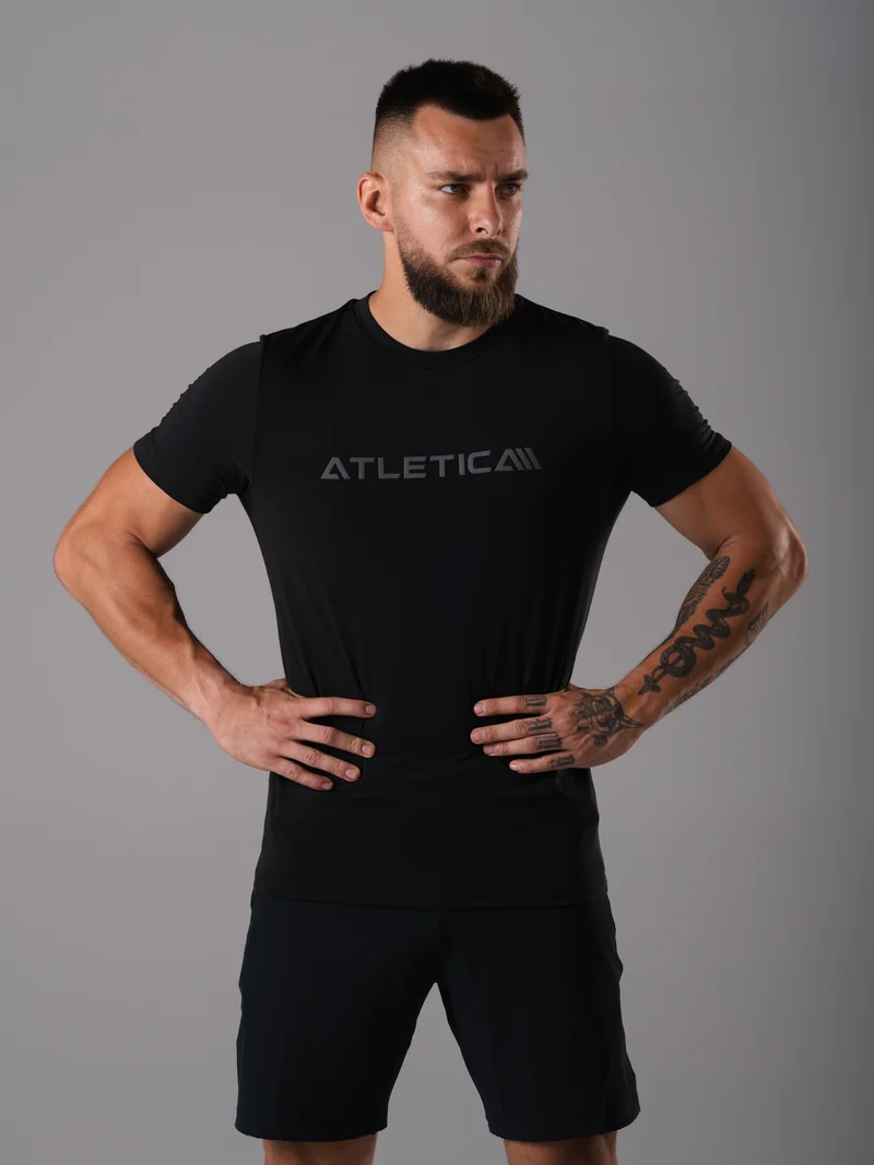 Merch Flex Train T-Shirt | Schwarz