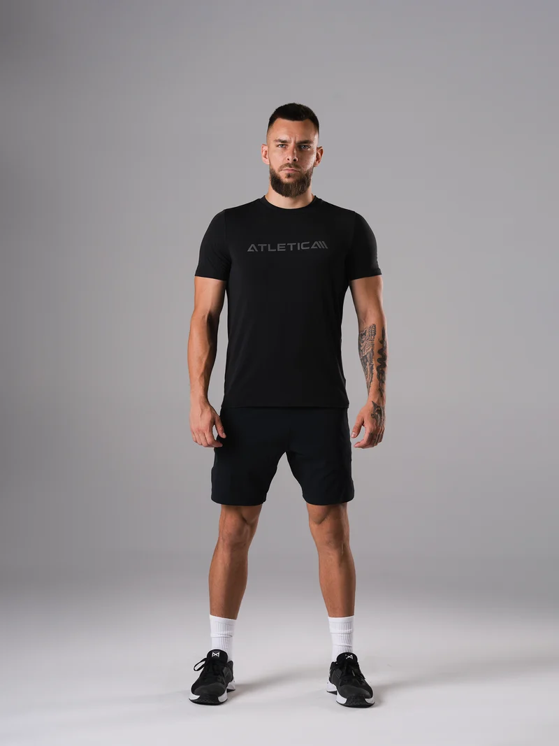 Merch Flex Train T-Shirt | Schwarz