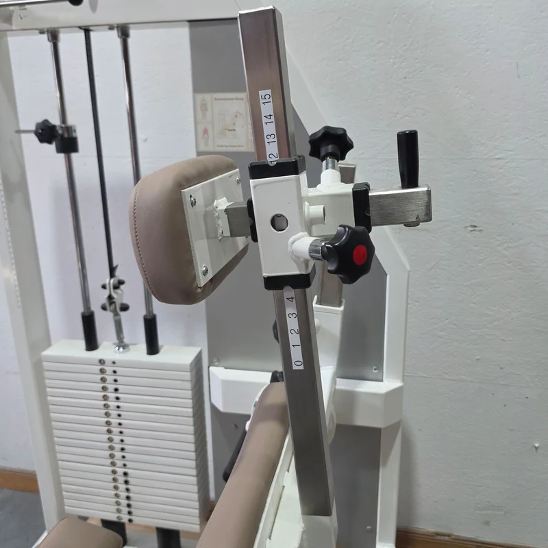Kaphingst Rückenstrecker RA14, Hyperextension Kraftgerät, sehr variabel einstellbar, Lower Back Machine, Farbe Weiß, gebraucht - geprüfter Zustand mit Gebrauchsspuren