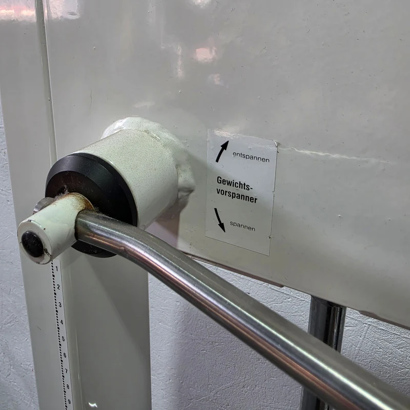 Kaphingst Rückenstrecker RA14, Hyperextension Kraftgerät, sehr variabel einstellbar, Lower Back Machine, Farbe Weiß, gebraucht - geprüfter Zustand mit Gebrauchsspuren