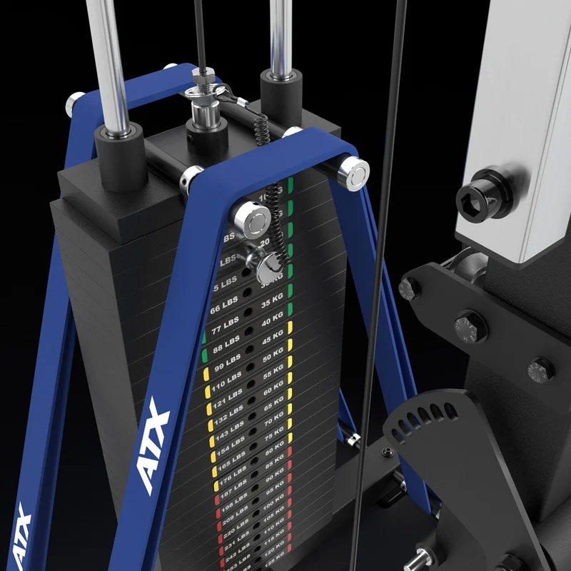 ATX Half Rack 780 mit Latzug - Steckgewichte