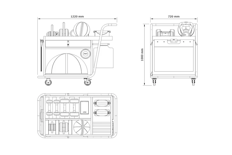 SOPHIA ™ Set With Gym Equipment