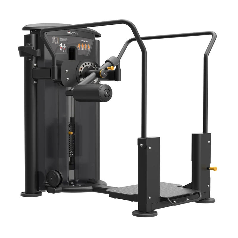 Impulse Fitness Kickmaschine, Multi Hip, Hüftpendel, IT9509, Total Hip, 90kg Gewichtsblock, Black Edition