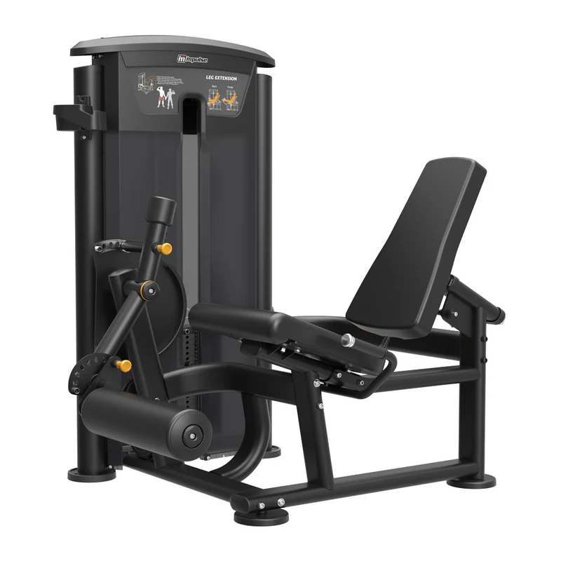 Impulse Fitness Beinstrecker IT9505 Leg Extension, 90kg Gewichtsblock, Black Edition