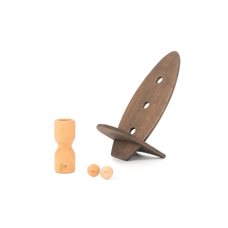 rollholz Balance Board Set klein