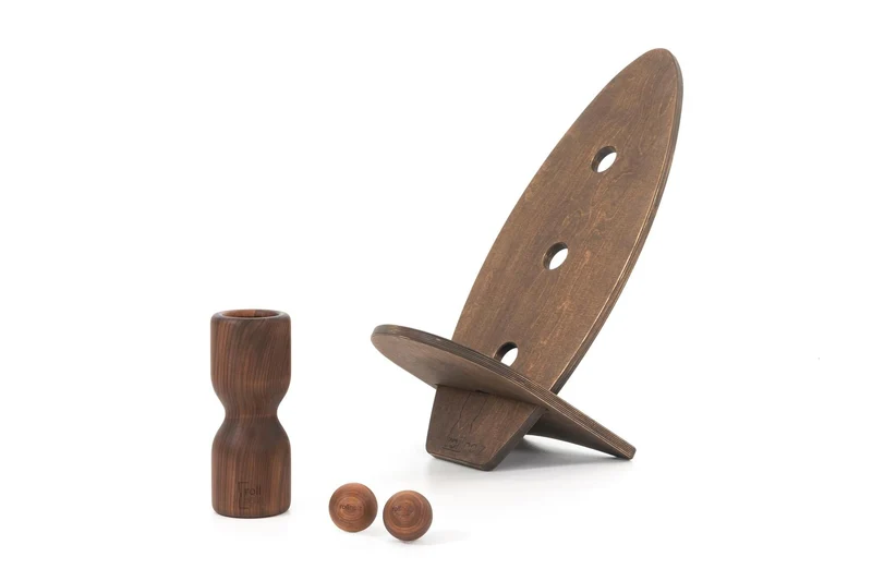 rollholz Balance Board Set klein