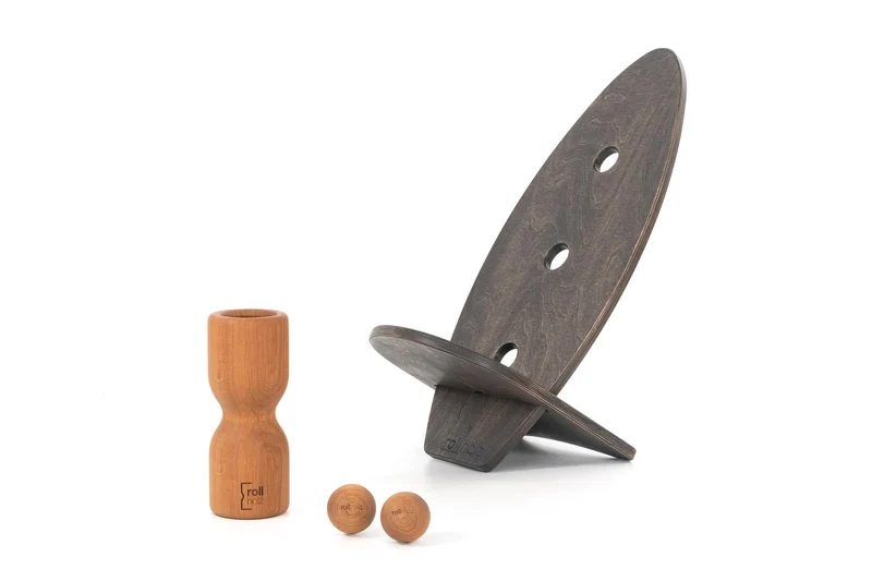 rollholz Balance Board Set klein