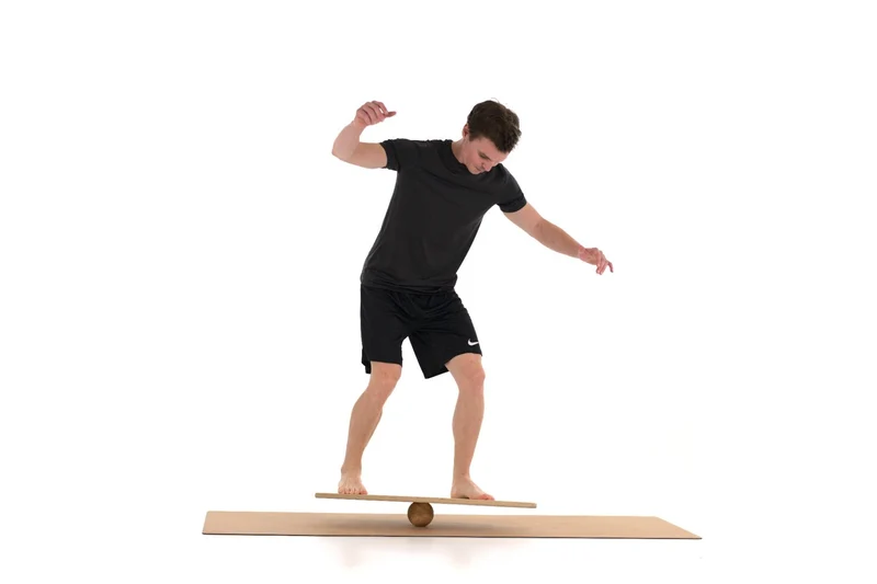 rollholz Balance Board Set klein