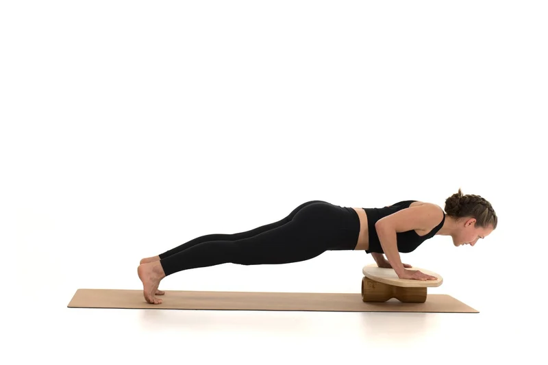 rollholz Balance Board Set groß