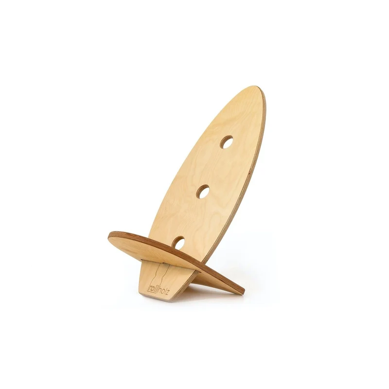 rollholz Balance Board für Gleichgewicht und Krafttraining