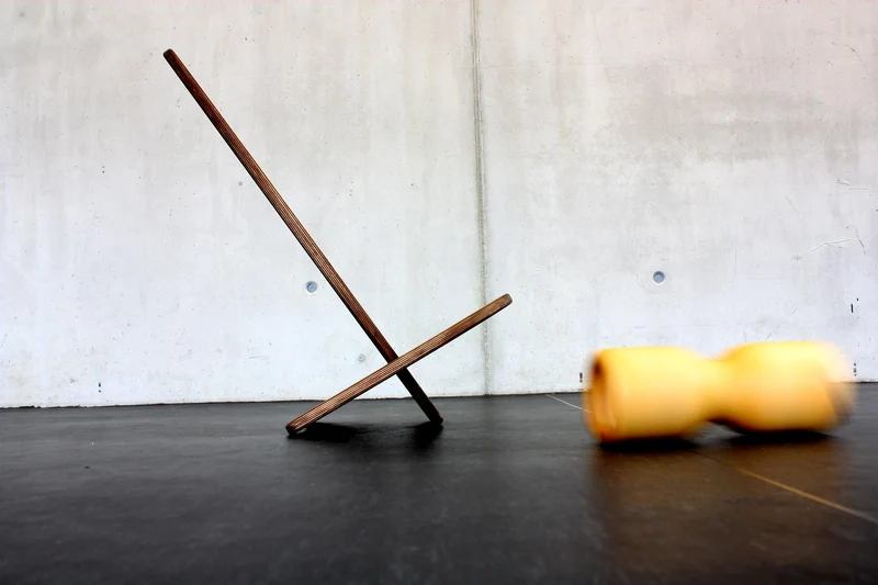 rollholz Balance Board für Gleichgewicht und Krafttraining