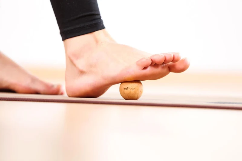 rollholz Faszienball 3er Set aus Holz