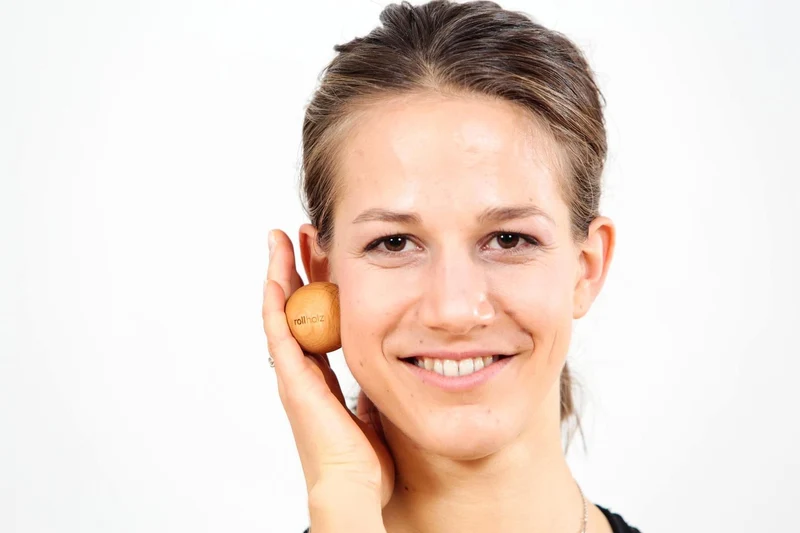 rollholz Faszienball 3er Set aus Holz