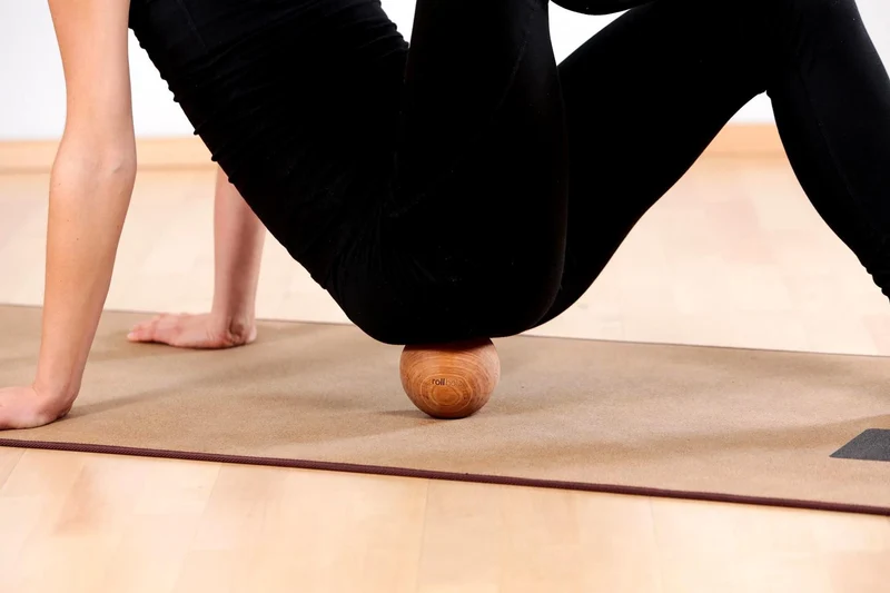 rollholz Faszienball 3er Set aus Holz