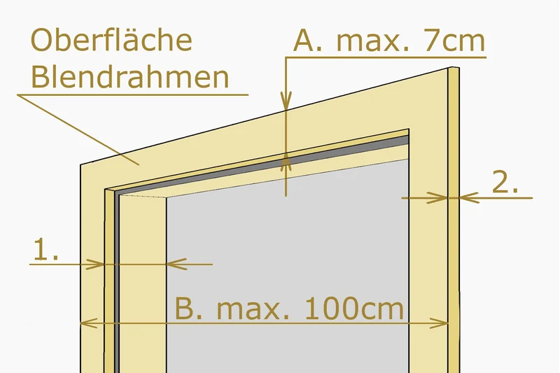 rollholz Klimmzugstange zum Einhängen ohne Bohren für Türrahmen