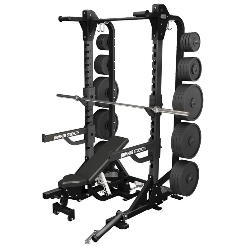 Hammer Strength HD Elite Half Rack in Midnight Metallic - NEU & OVP