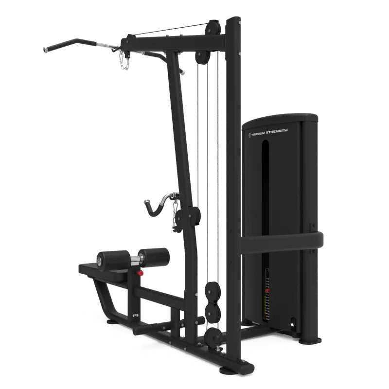 Titanium Strength Latzug / Rudermaschine (stack loaded) TF6