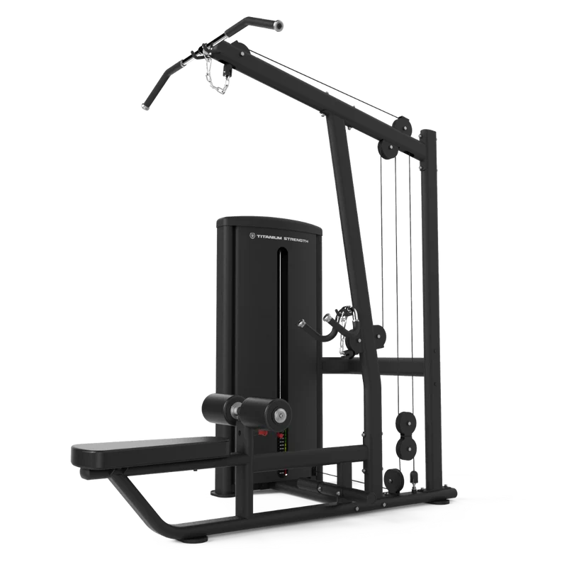 Titanium Strength Latzug / Rudermaschine (stack loaded) TF6