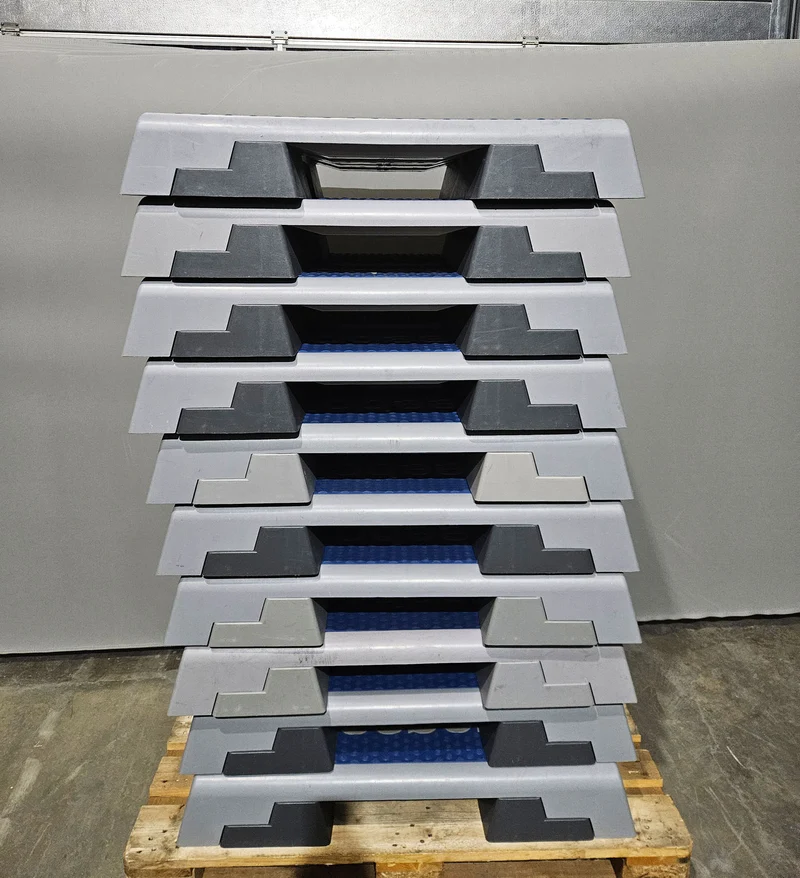 Reebok Steps / Step-Boards, 20 Stück im Set, Blau-Grau, gebraucht - geprüfter Zustand