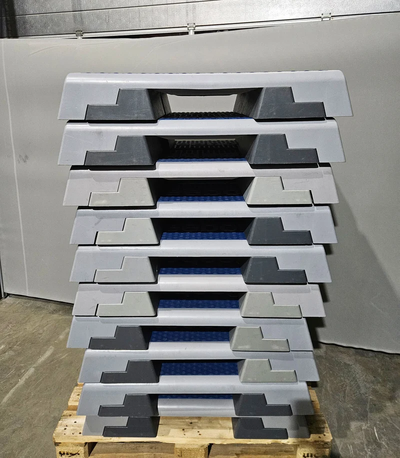 Reebok Steps / Step-Boards, 20 Stück im Set, Blau-Grau, gebraucht - geprüfter Zustand
