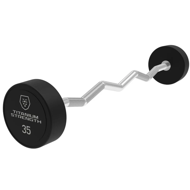 Titanium Strength Feste EZ-Curl-Stange