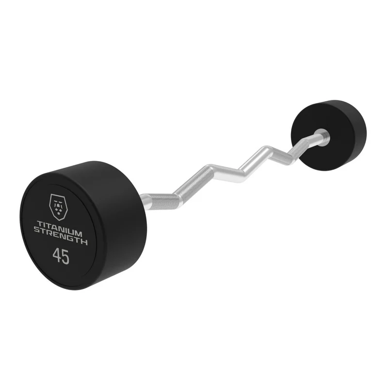 Titanium Strength Feste EZ-Curl-Stange