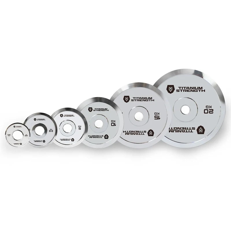 Titanium Strength Olympische Chrom Hantelscheibe Powerlifting