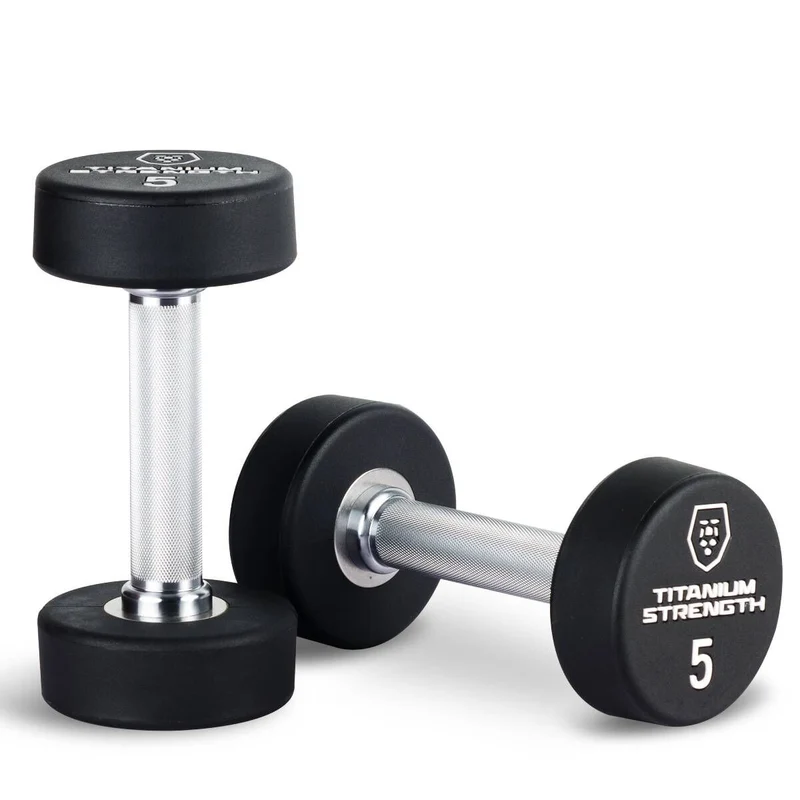 Titanium Strength Runde Kurzhantel Pro PU (Stück)